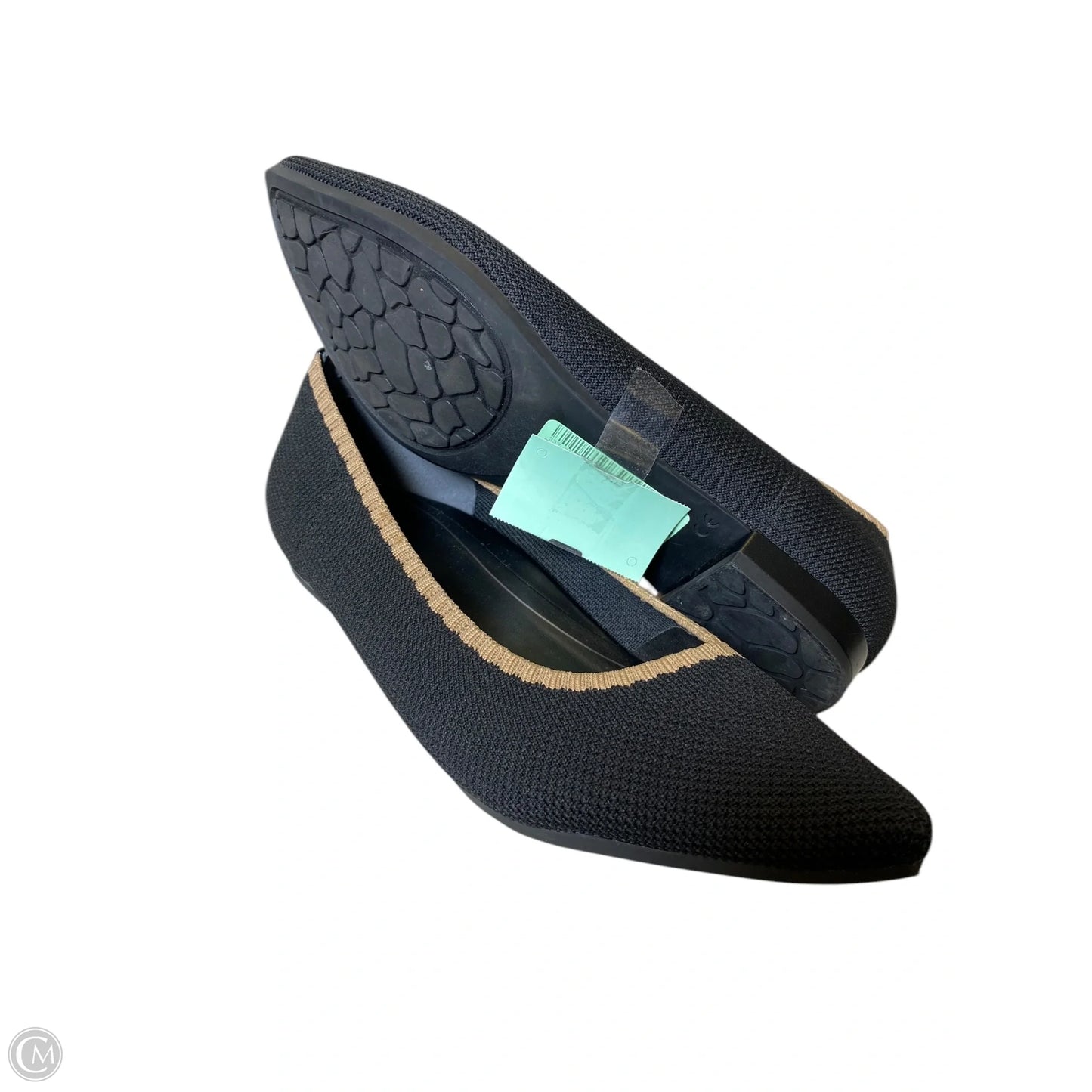 Shoes Flats By Vionic In Black & Tan, Size: 10