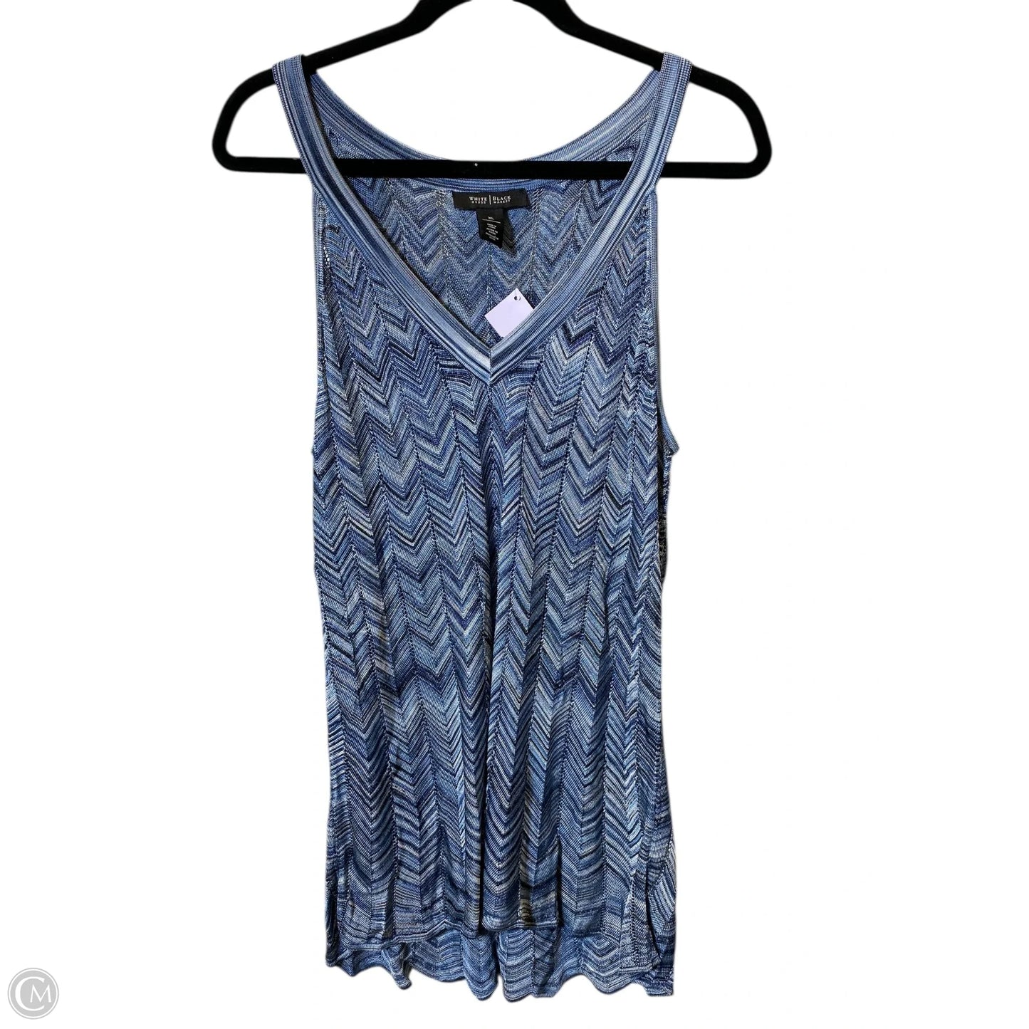 Top Sleeveless By White House Black Market In Blue, Size: Xl