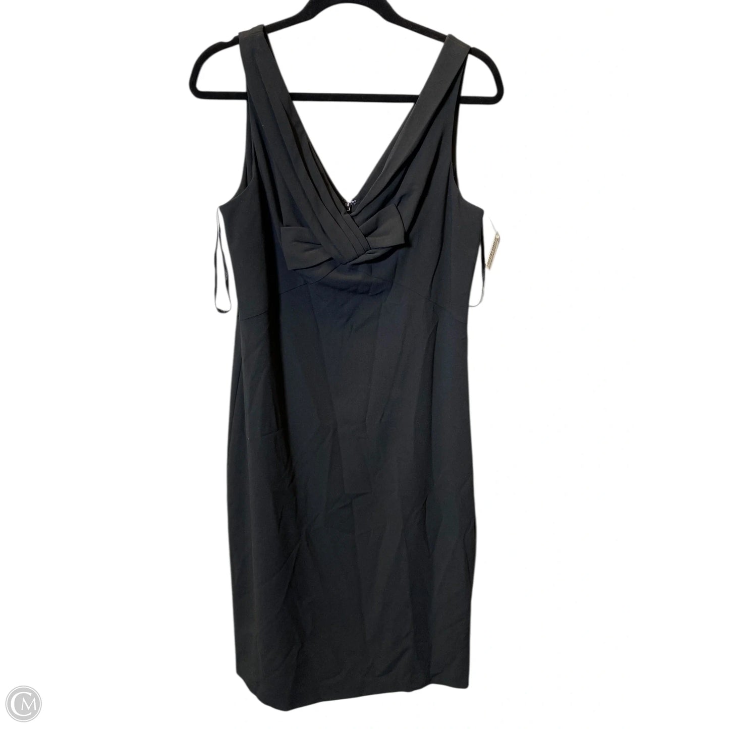 Dress Casual Midi By White House Black Market In Black, Size: L