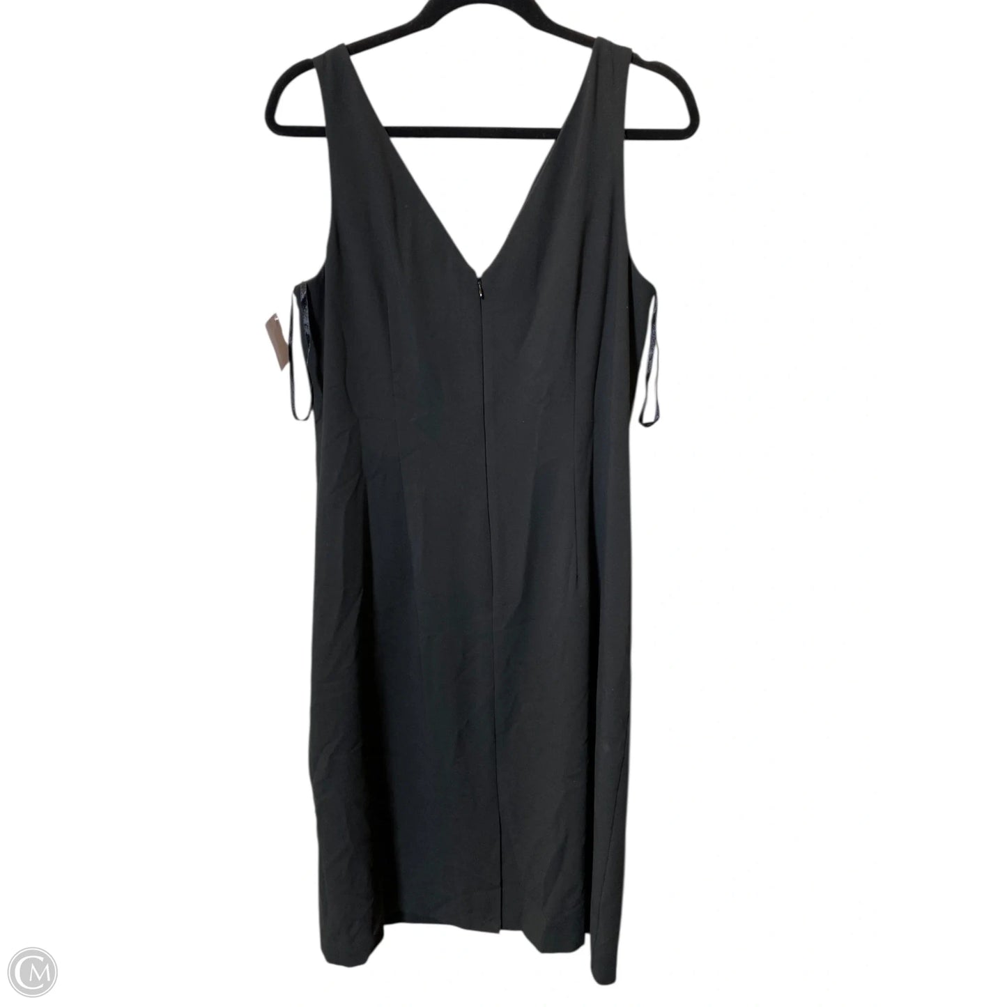 Dress Casual Midi By White House Black Market In Black, Size: L