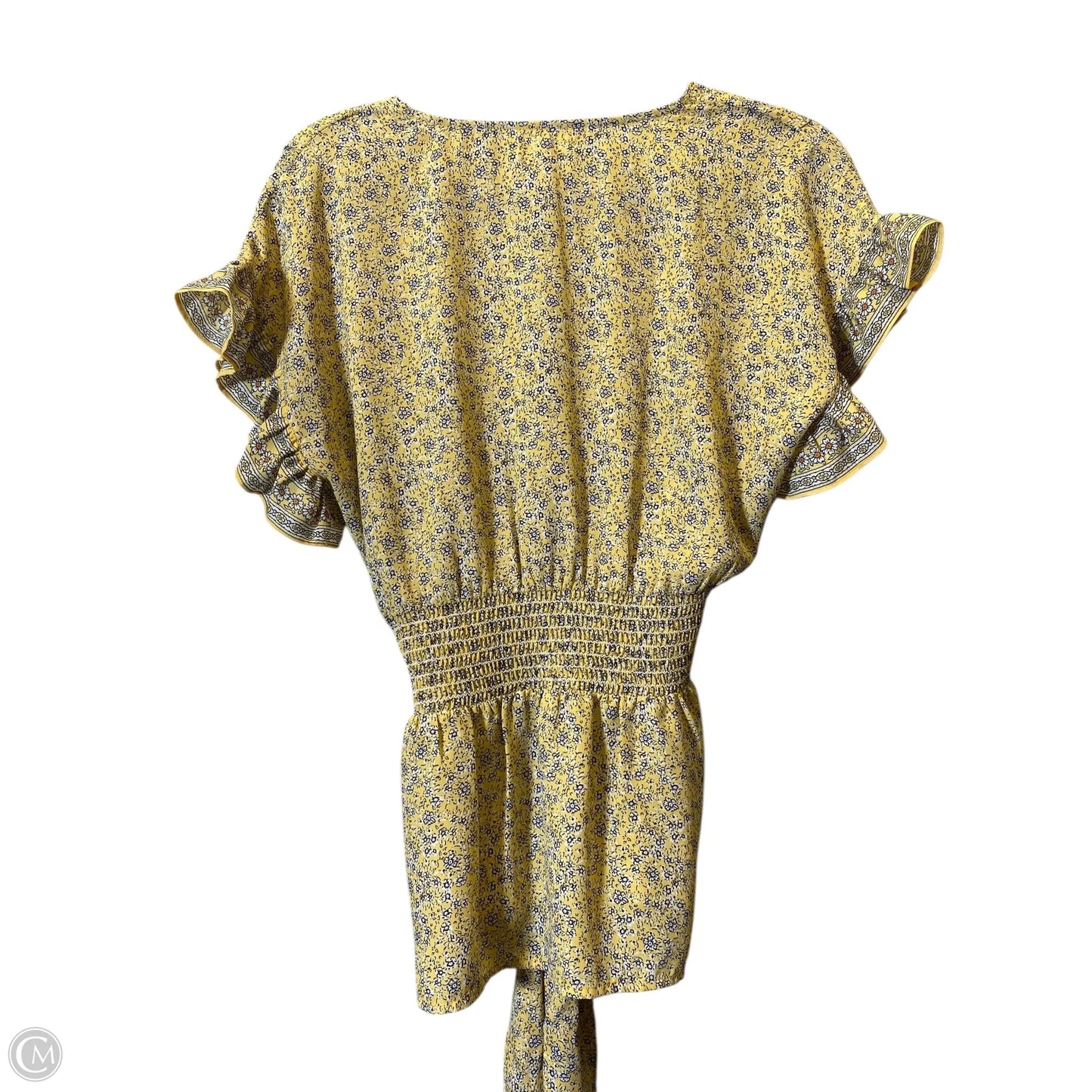 Top Short Sleeve By Max Studio In Floral Print, Size: M