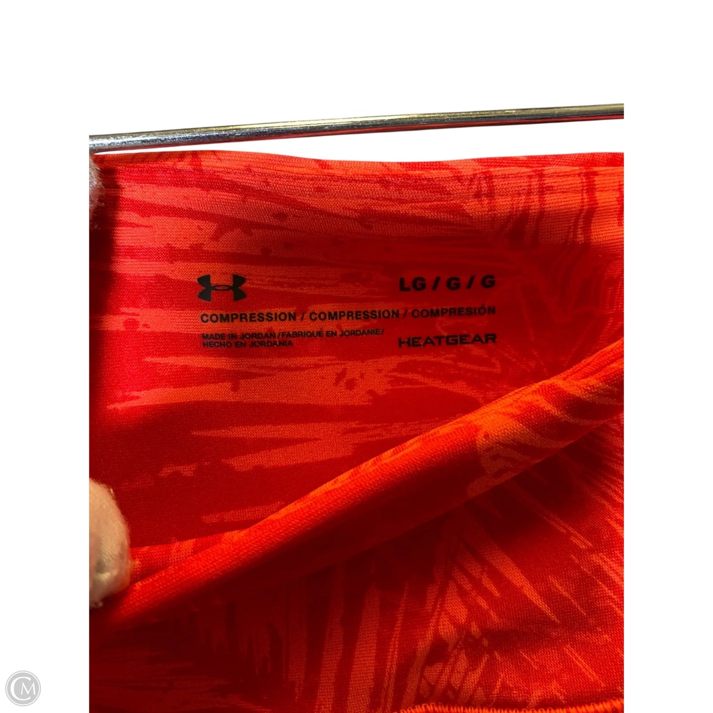 Athletic Leggings By Under Armour In Red, Size: L