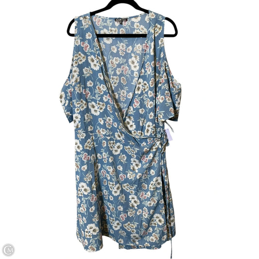 Dress Casual Midi By Charlotte Russe In Floral Print, Size: 3x