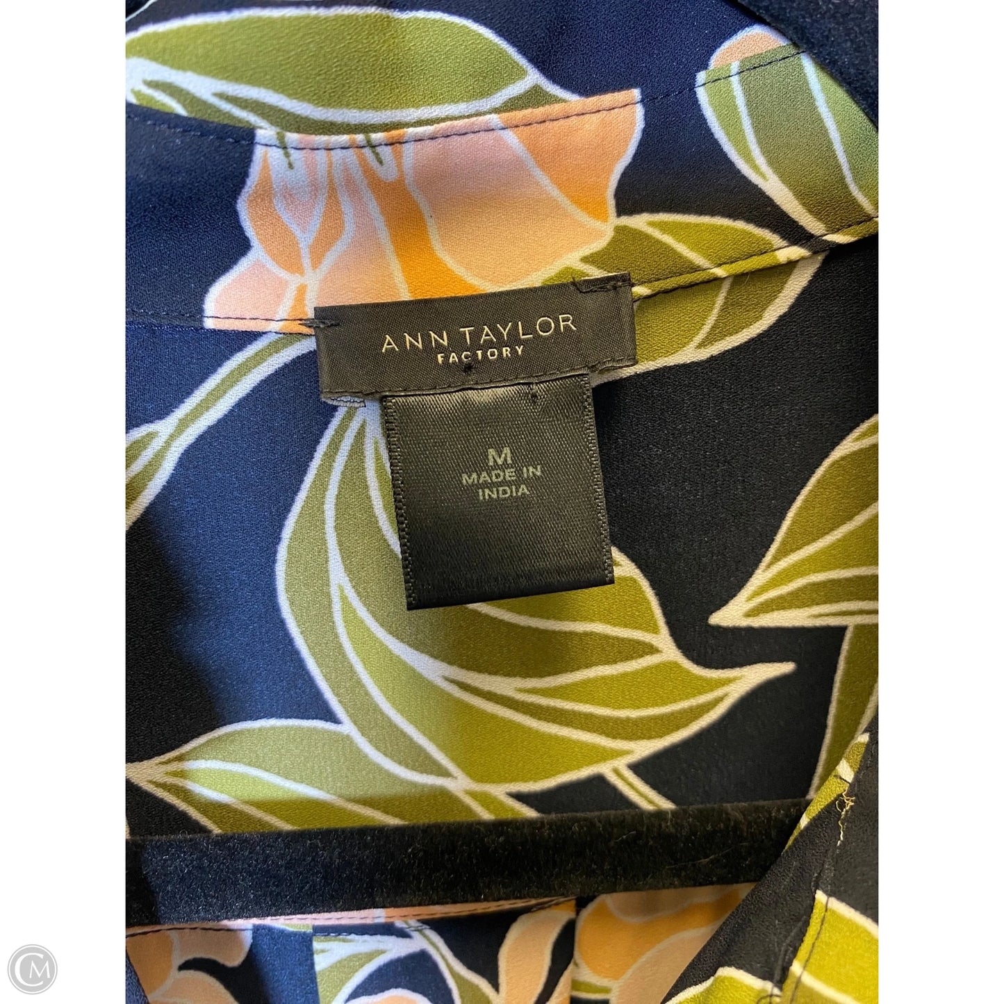 Top Long Sleeve By Ann Taylor In Floral Print, Size: M