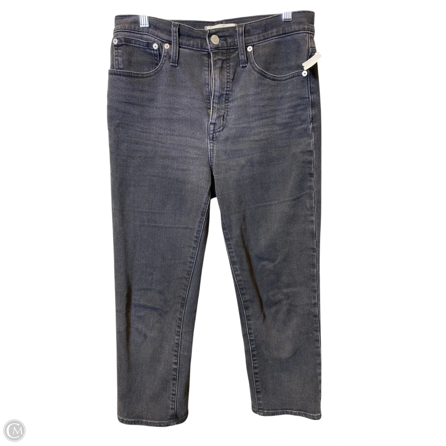 Jeans Straight By Madewell In Black, Size: 4