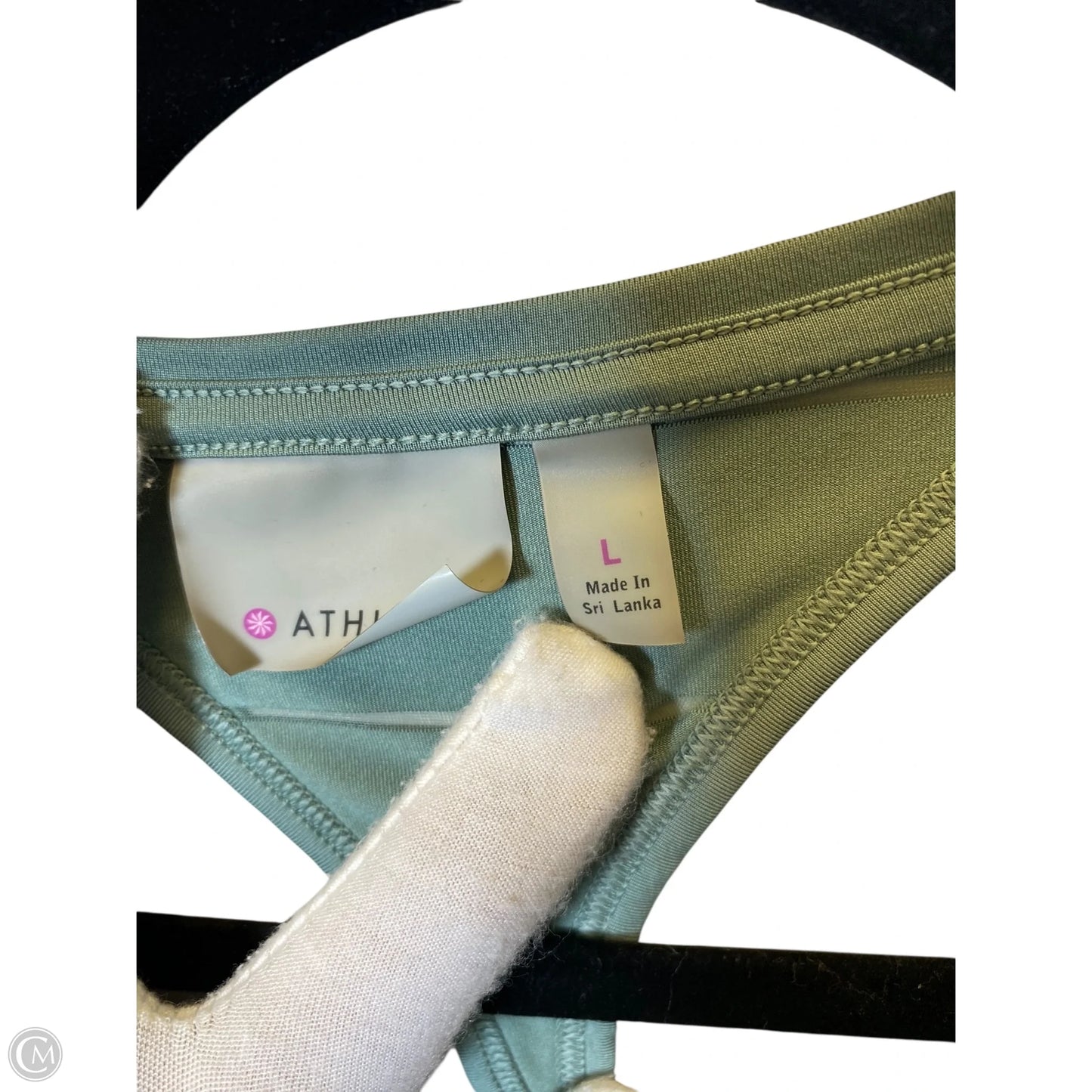 Athletic Tank Top By Athleta In Green, Size: L