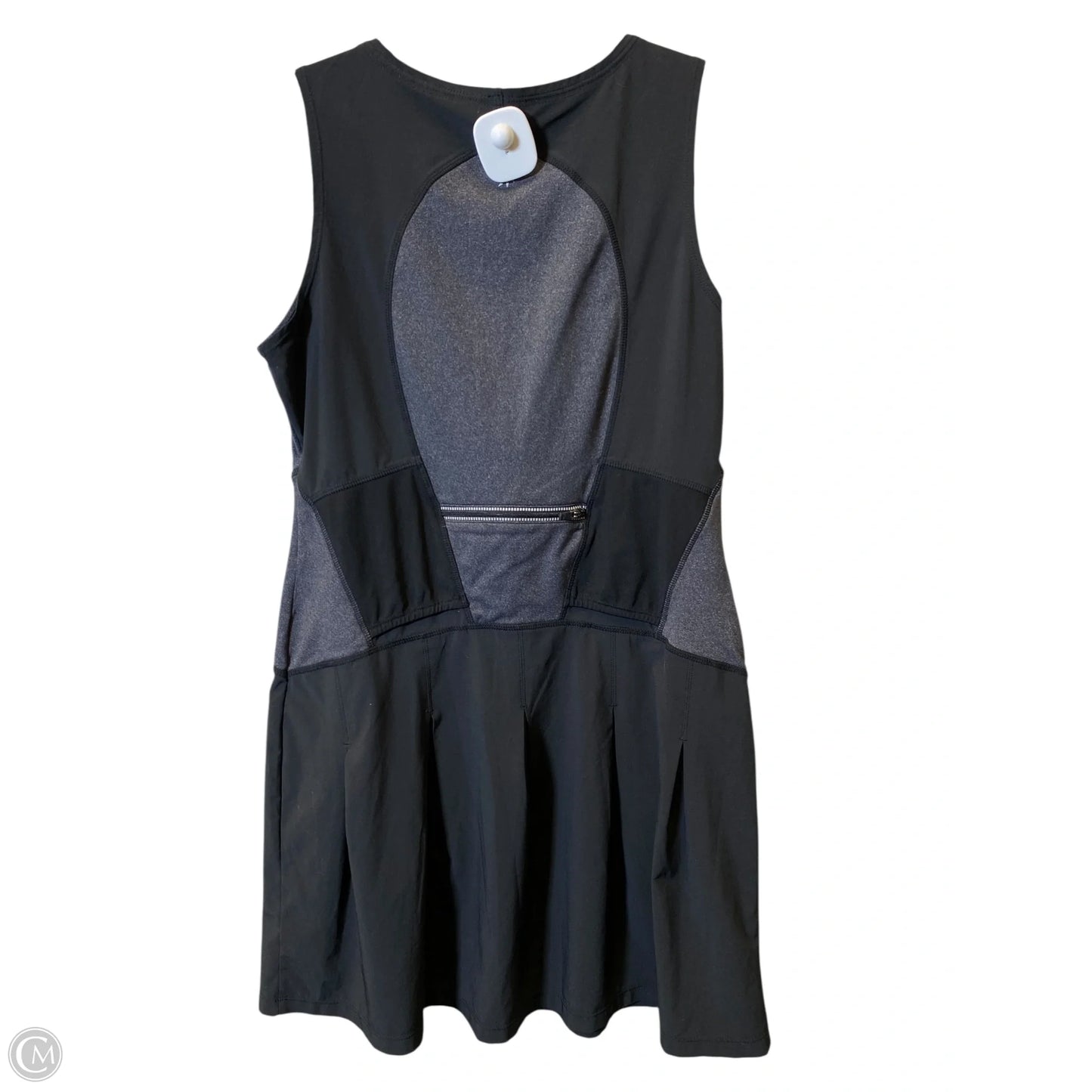 Athletic Dress By Athleta In Black & Grey, Size: S