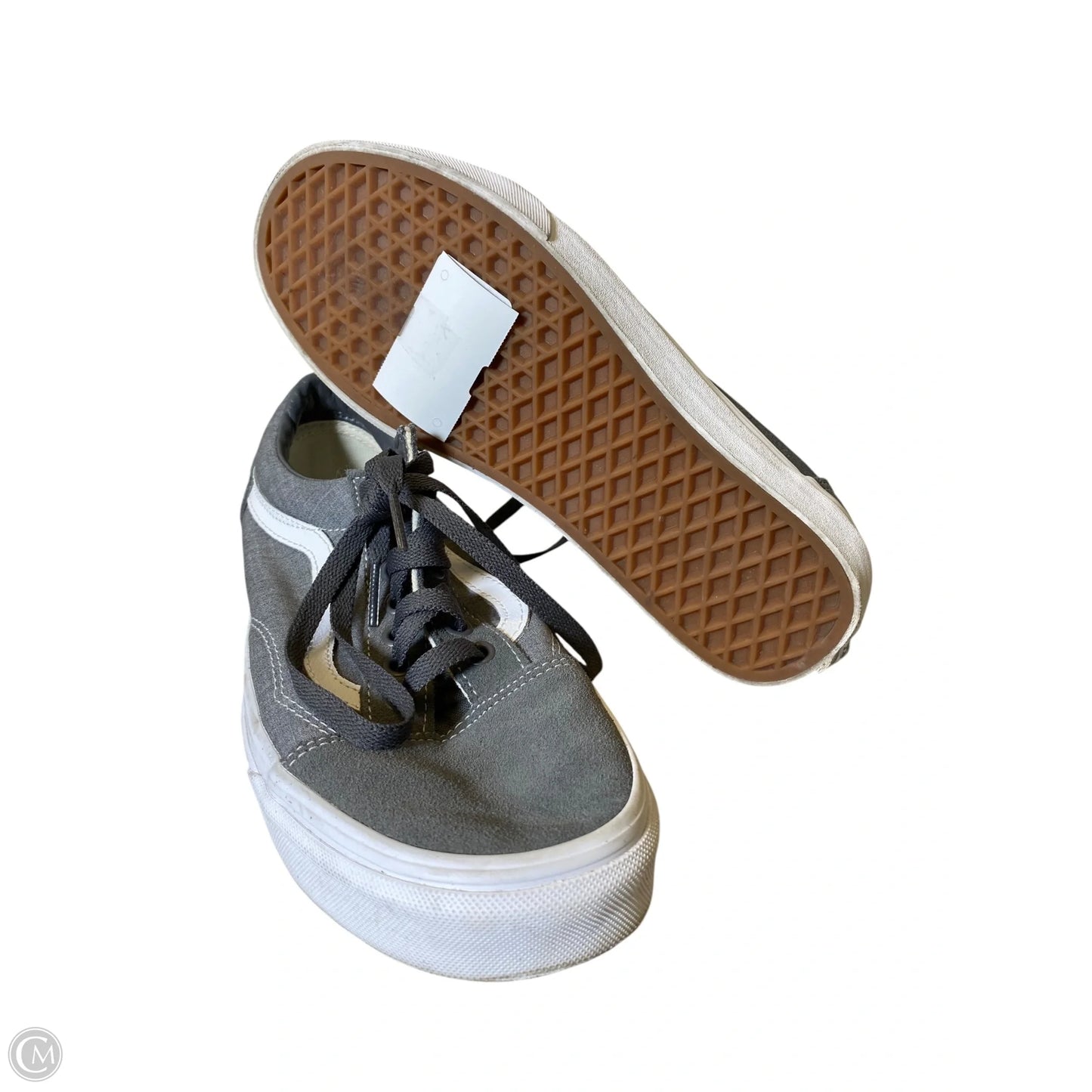 Shoes Sneakers By Vans In Grey, Size: 9