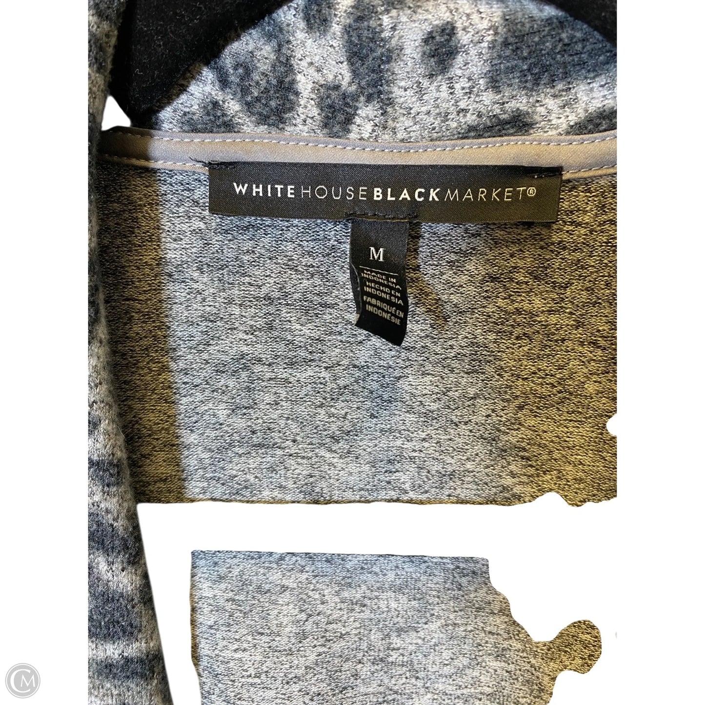 Cardigan By White House Black Market In Animal Print, Size: M