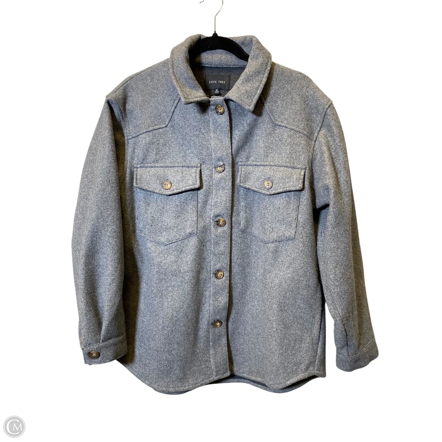 Jacket Other By Love Tree In Grey, Size: M