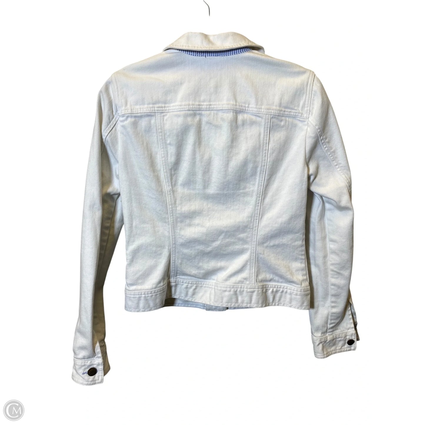 Jacket Denim By Tommy Hilfiger In White, Size: S