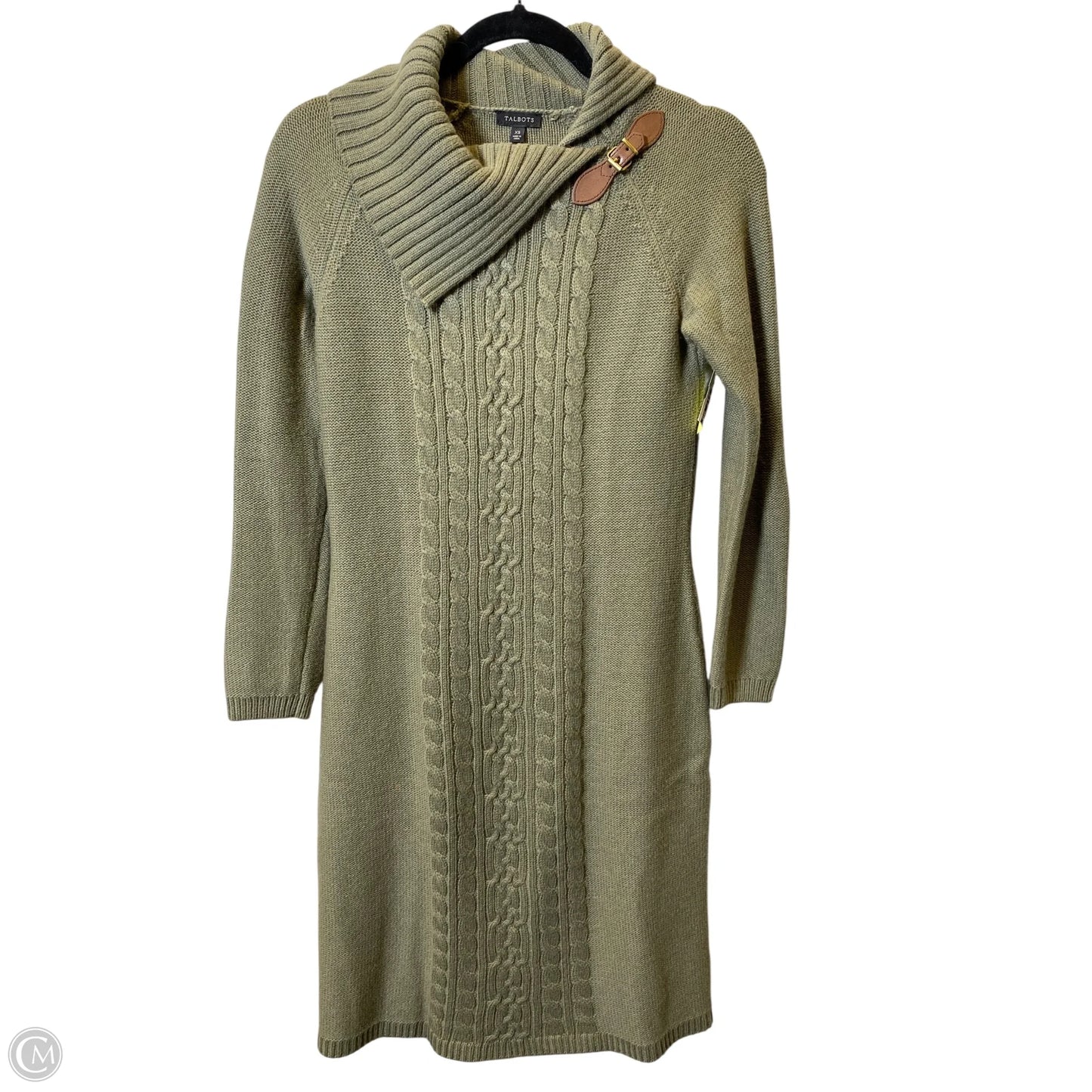 Dress Sweater By Talbots In Green, Size: Xs