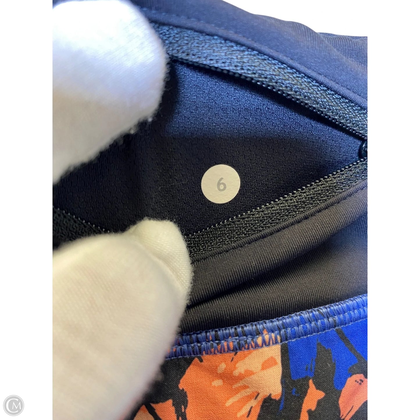 Athletic Shorts By Lululemon In Multi-colored, Size: 6