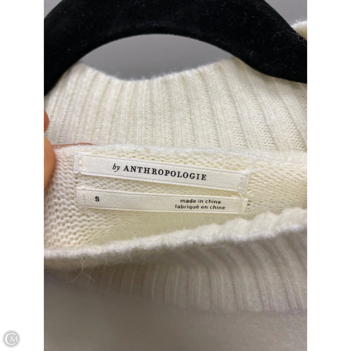 Sweater By Anthropologie In Cream, Size: S
