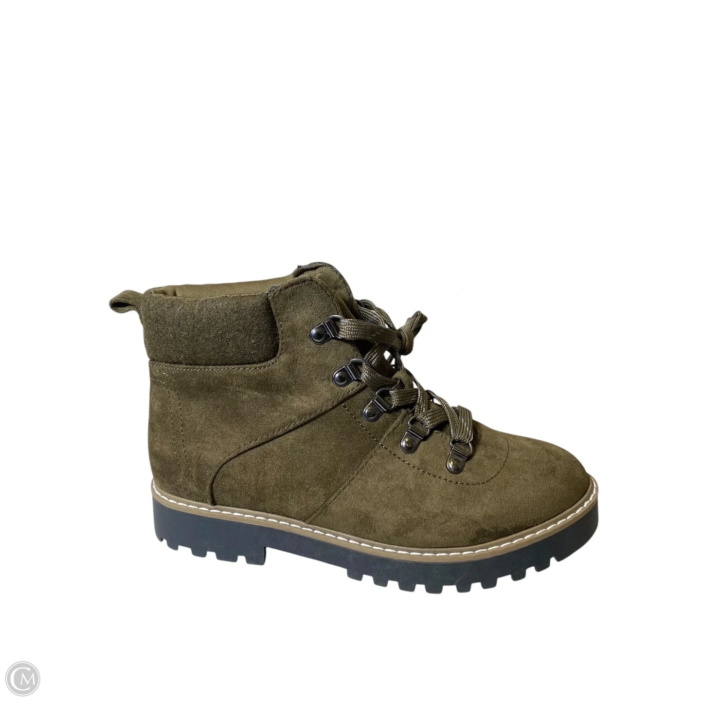 Boots Combat By Cliffs By White Mountain In Green, Size: 7.5
