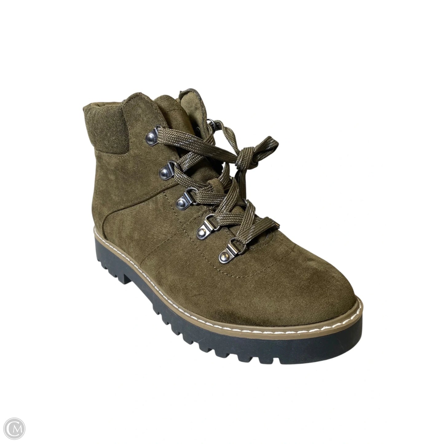 Boots Combat By Cliffs By White Mountain In Green, Size: 7.5
