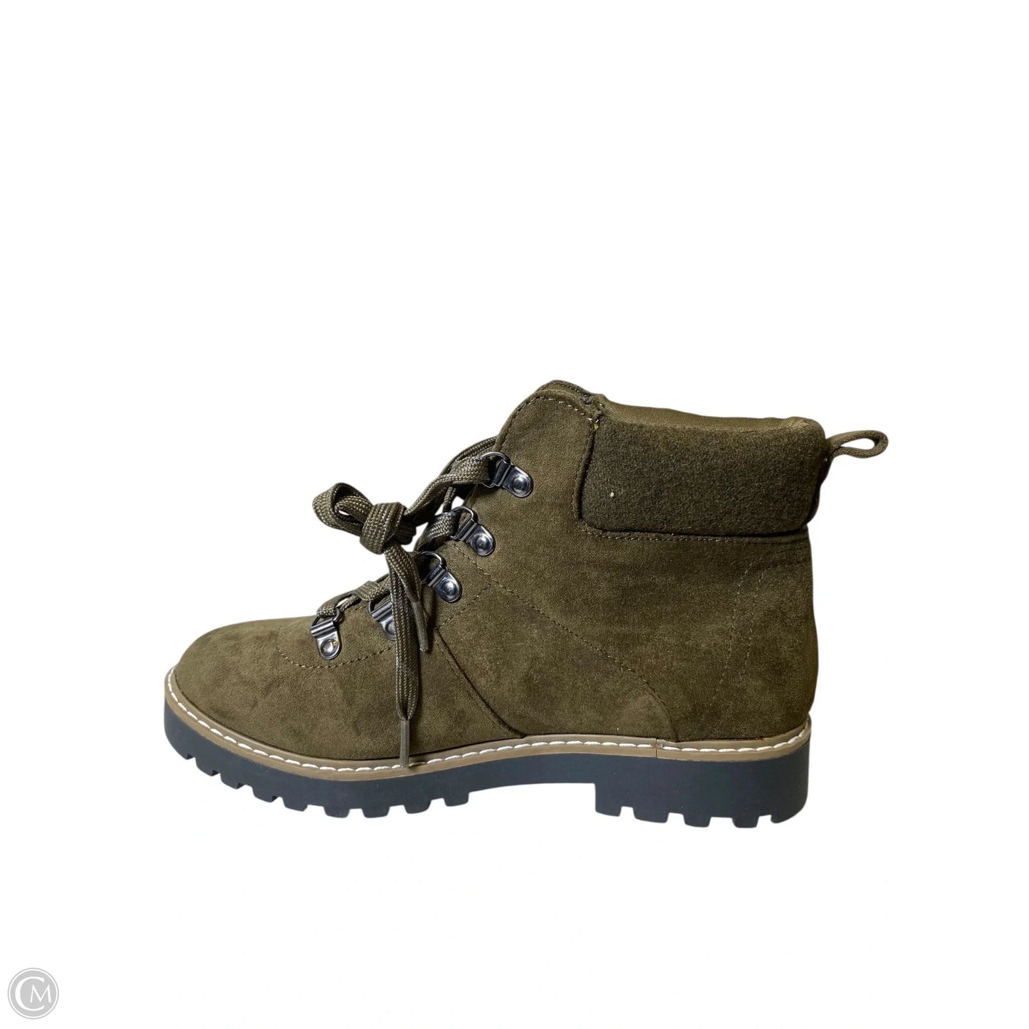 Boots Combat By Cliffs By White Mountain In Green, Size: 7.5