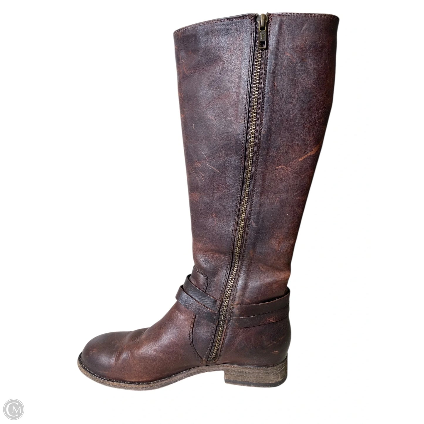 Boots Designer By Frye In Brown, Size: 7