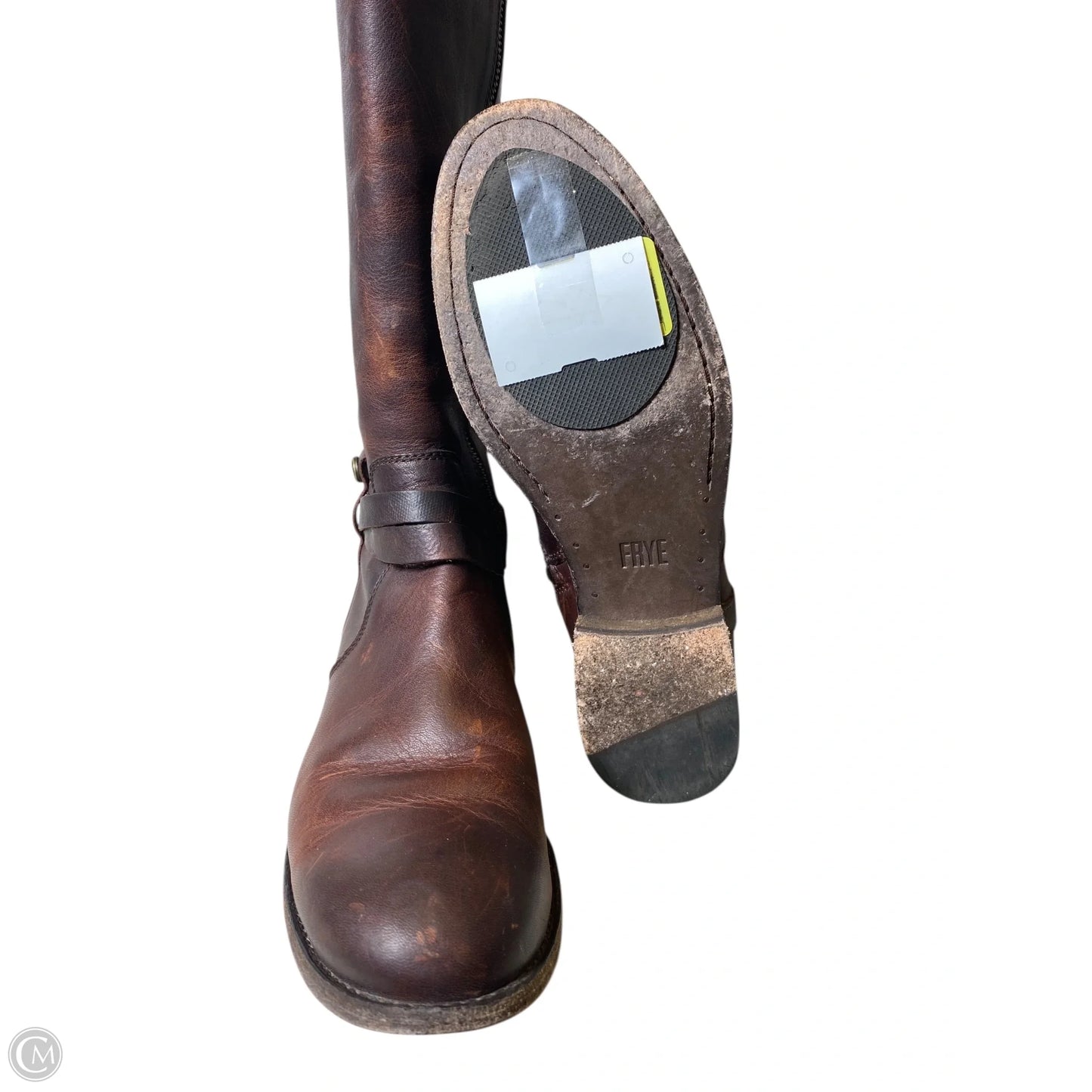 Boots Designer By Frye In Brown, Size: 7