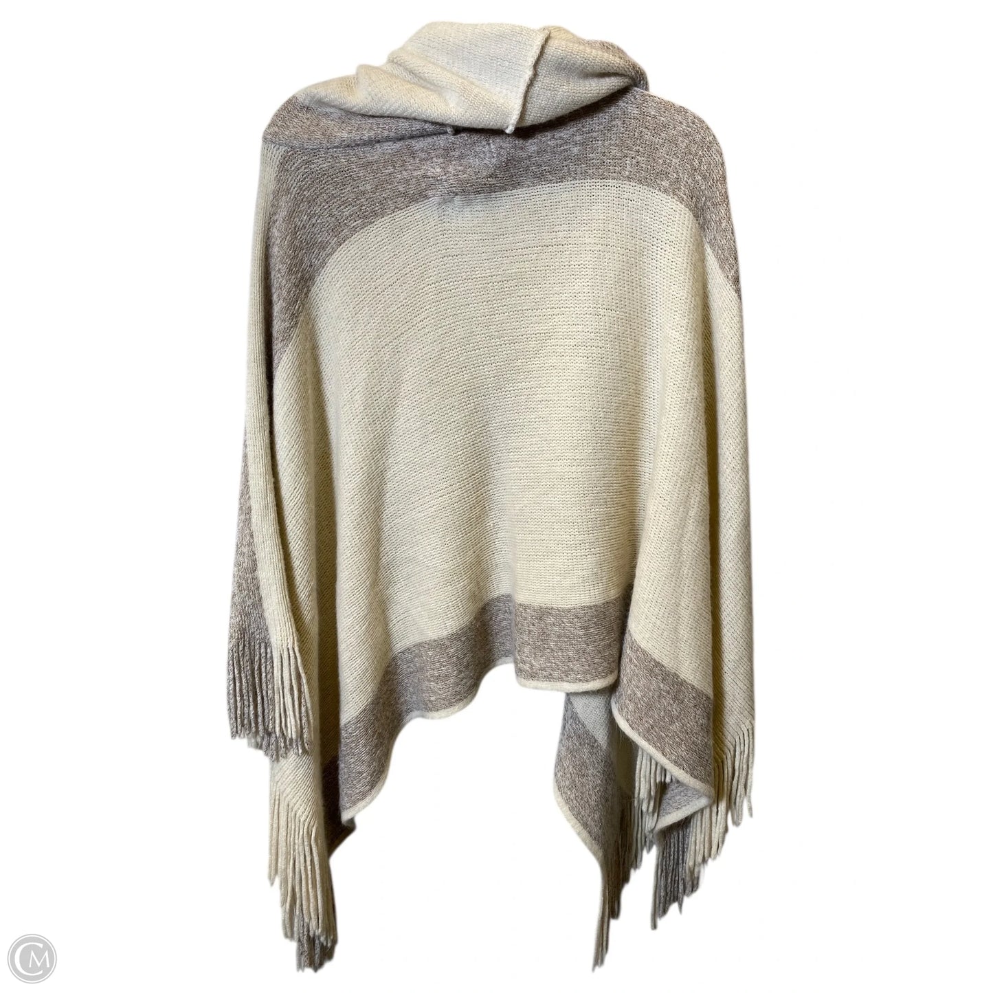 Shawl By Clothes Mentor In Cream, Size: M