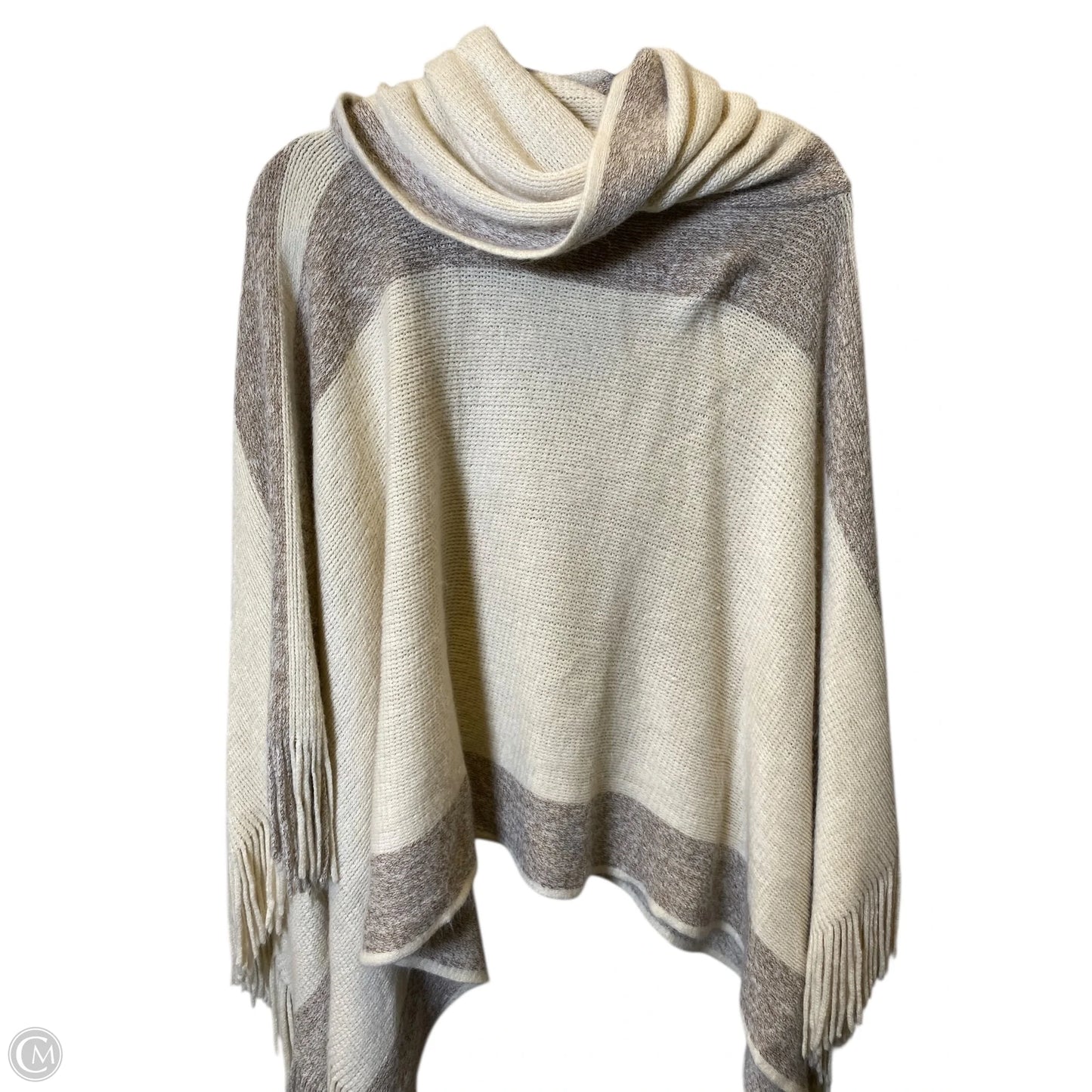 Shawl By Clothes Mentor In Cream, Size: M