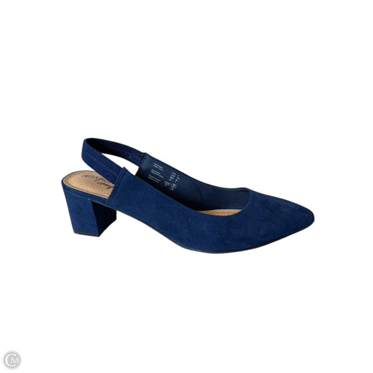 Shoes Heels Block By Dexflex In Navy, Size: 9
