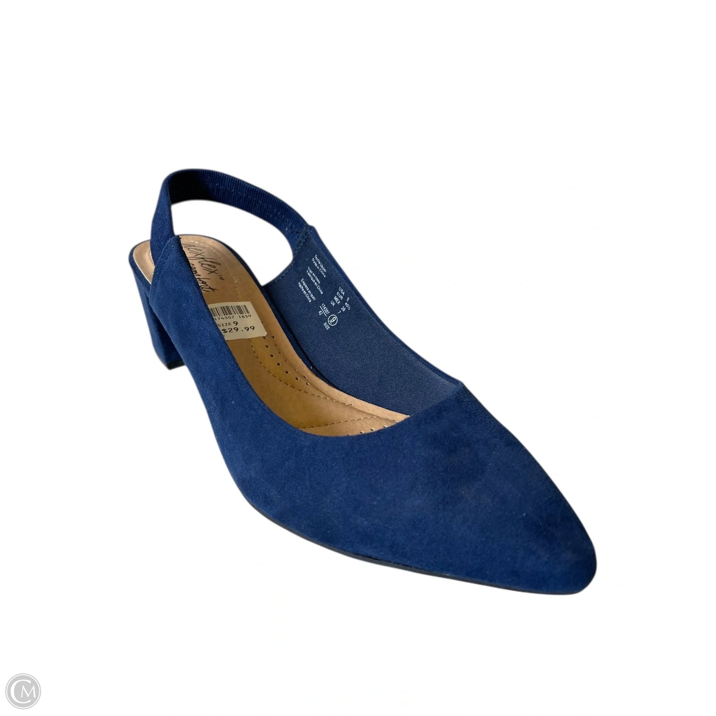 Shoes Heels Block By Dexflex In Navy, Size: 9