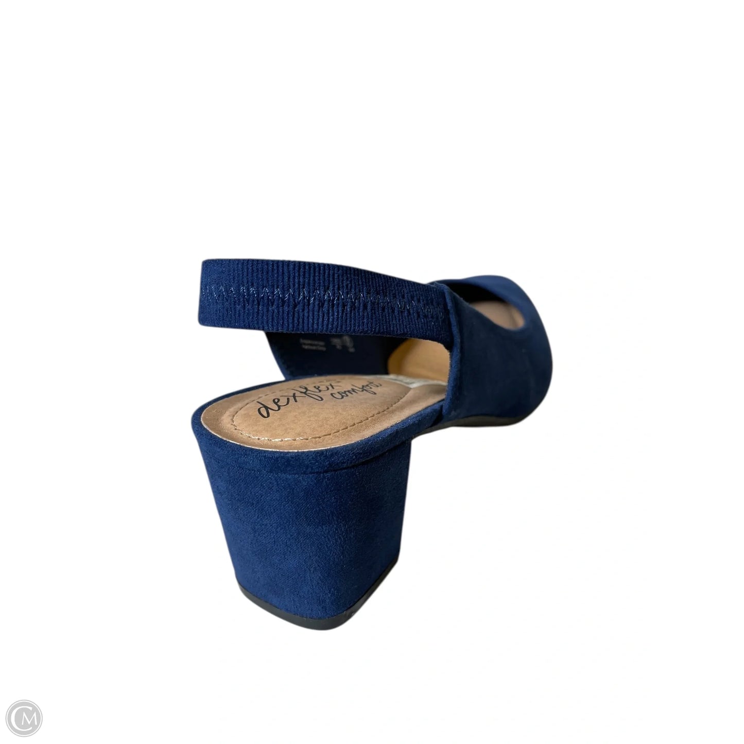 Shoes Heels Block By Dexflex In Navy, Size: 9