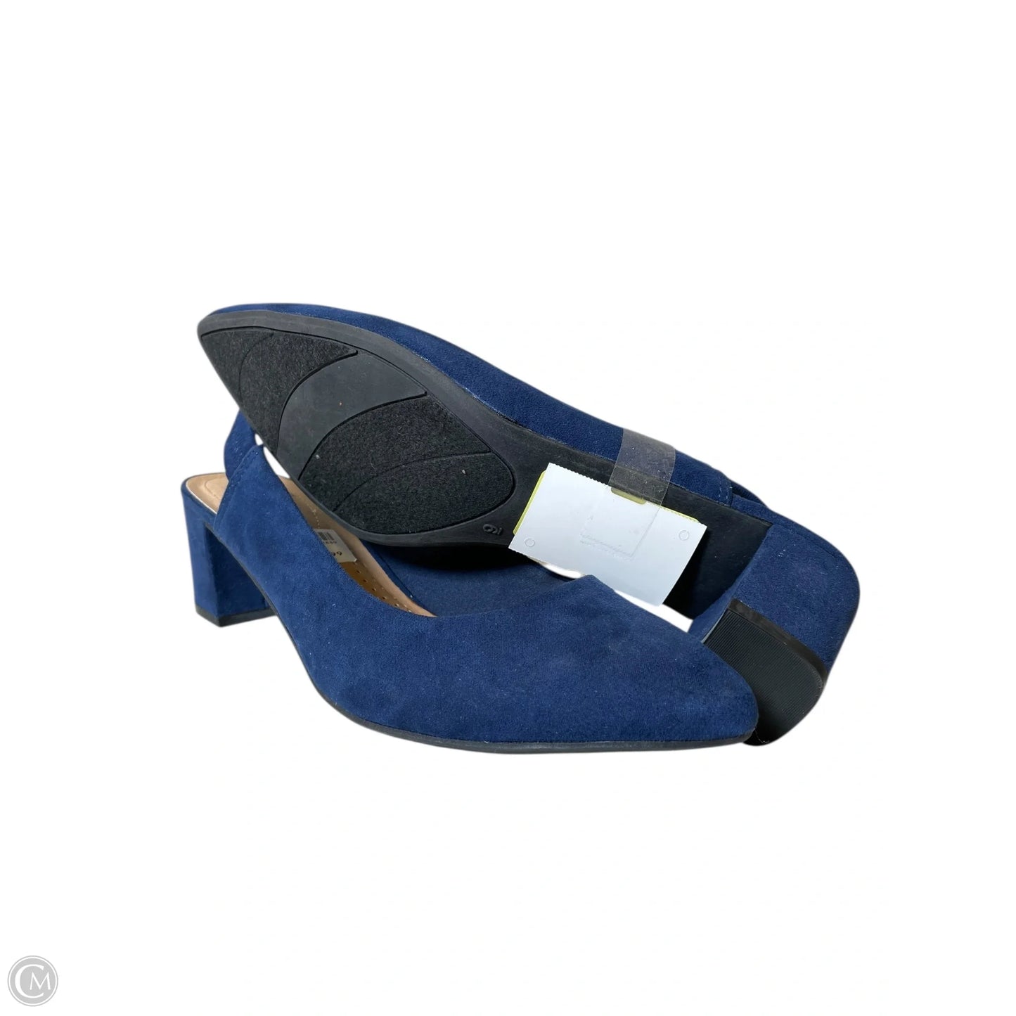 Shoes Heels Block By Dexflex In Navy, Size: 9