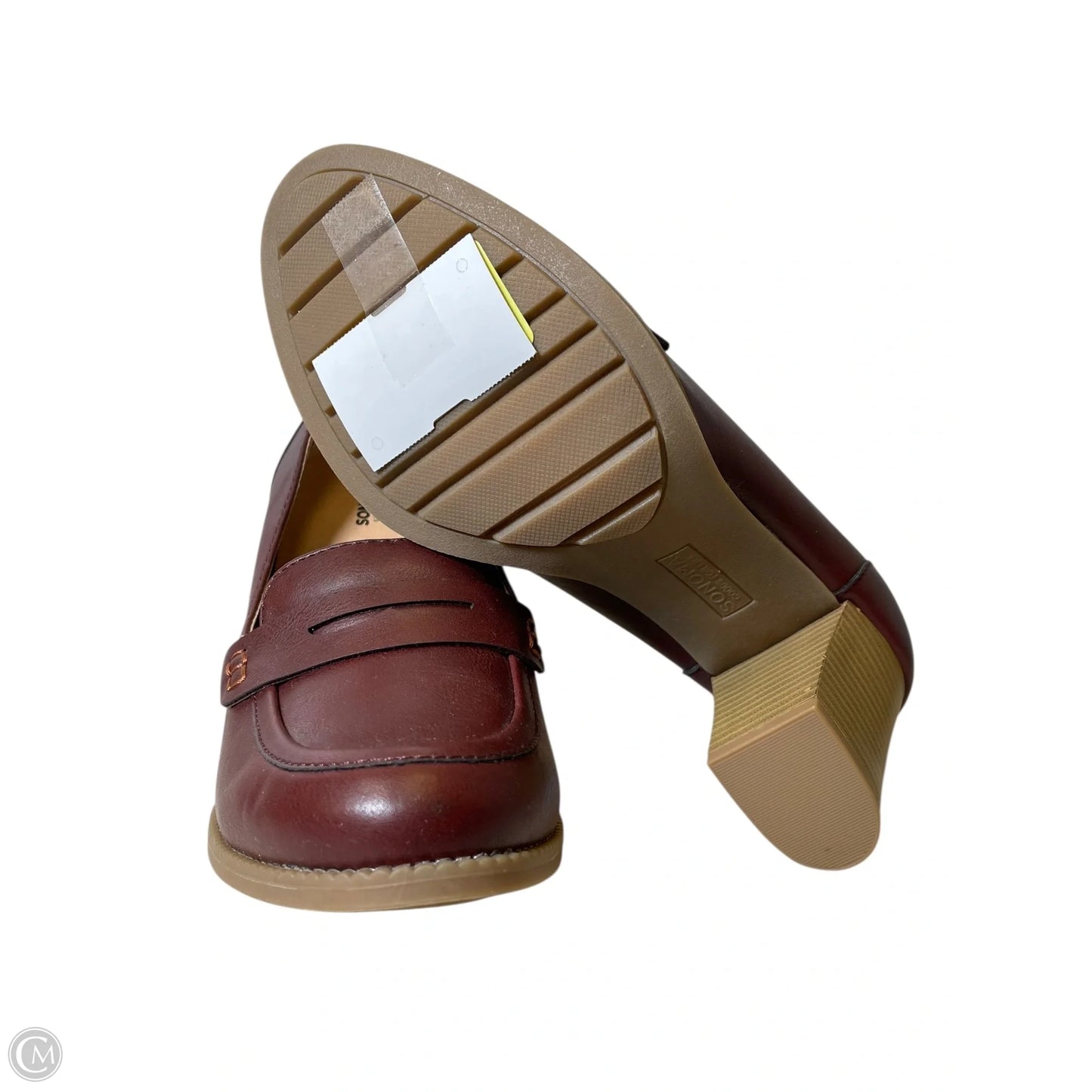 Shoes Heels Block By Sonoma In Maroon, Size: 8.5