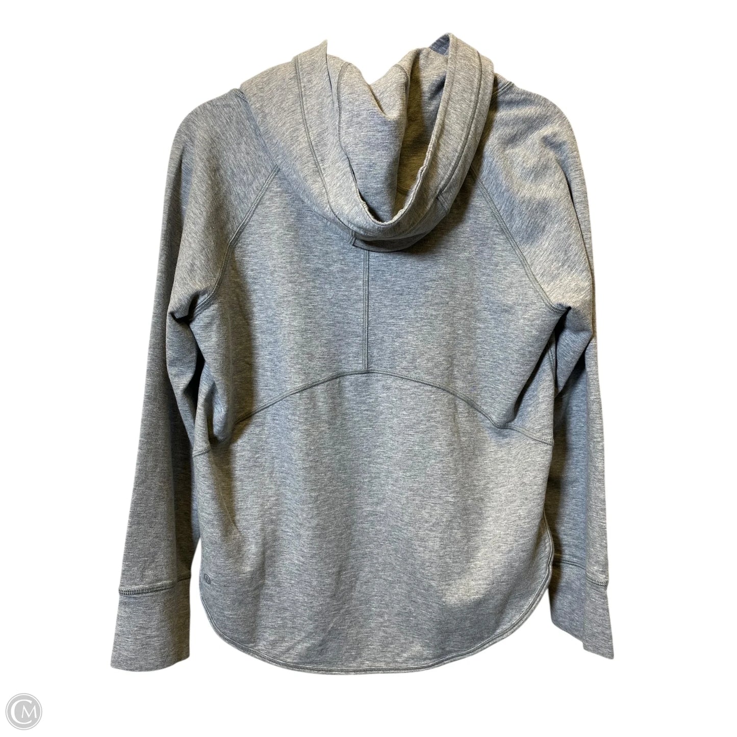 Sweatshirt Hoodie By Lululemon In Grey, Size: 10