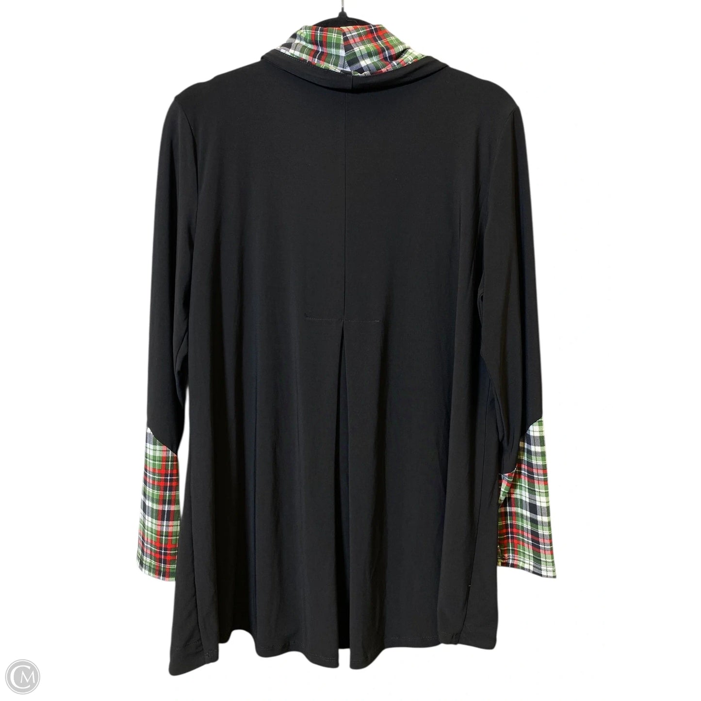 Top Long Sleeve By Ali Miles In Black, Size: M