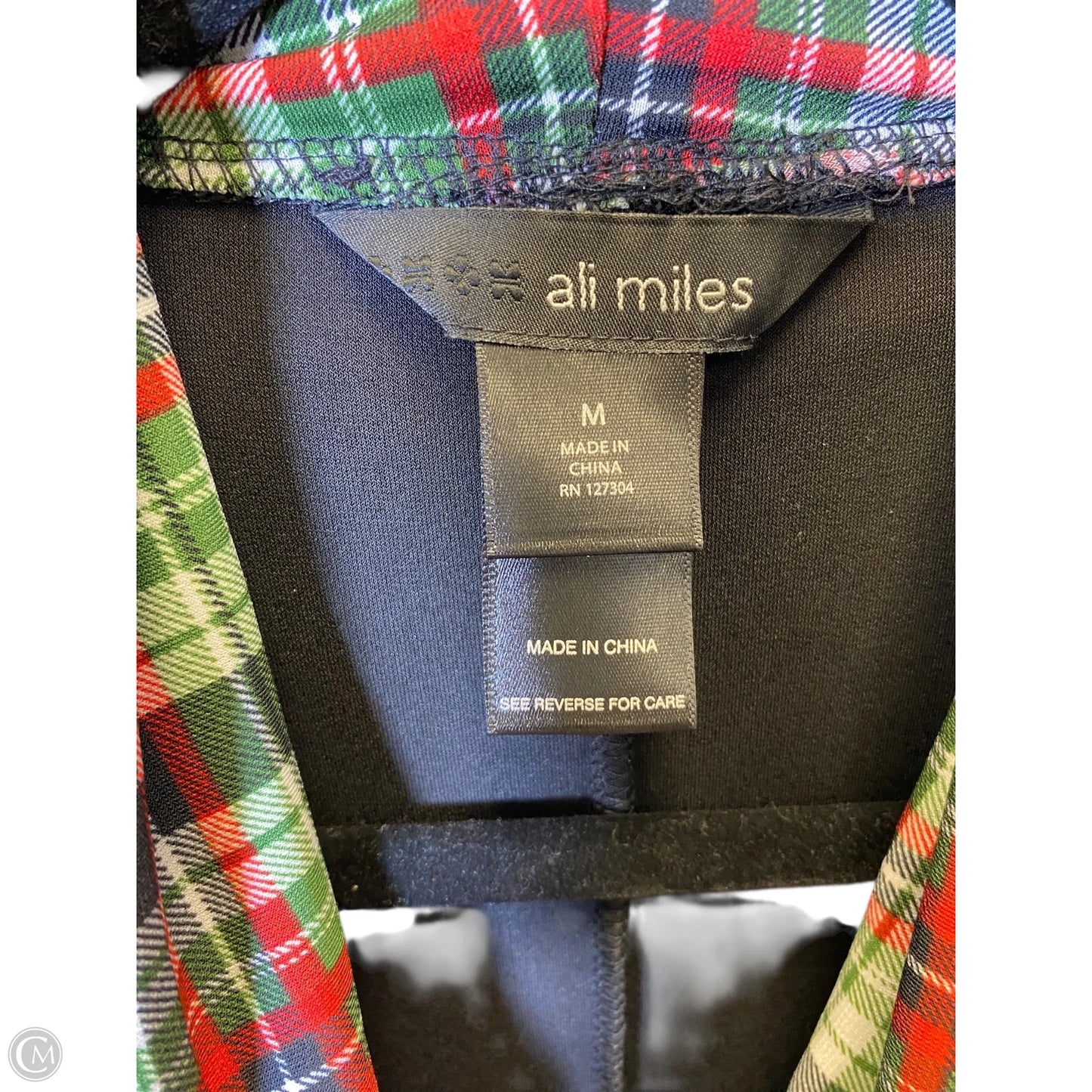Top Long Sleeve By Ali Miles In Black, Size: M