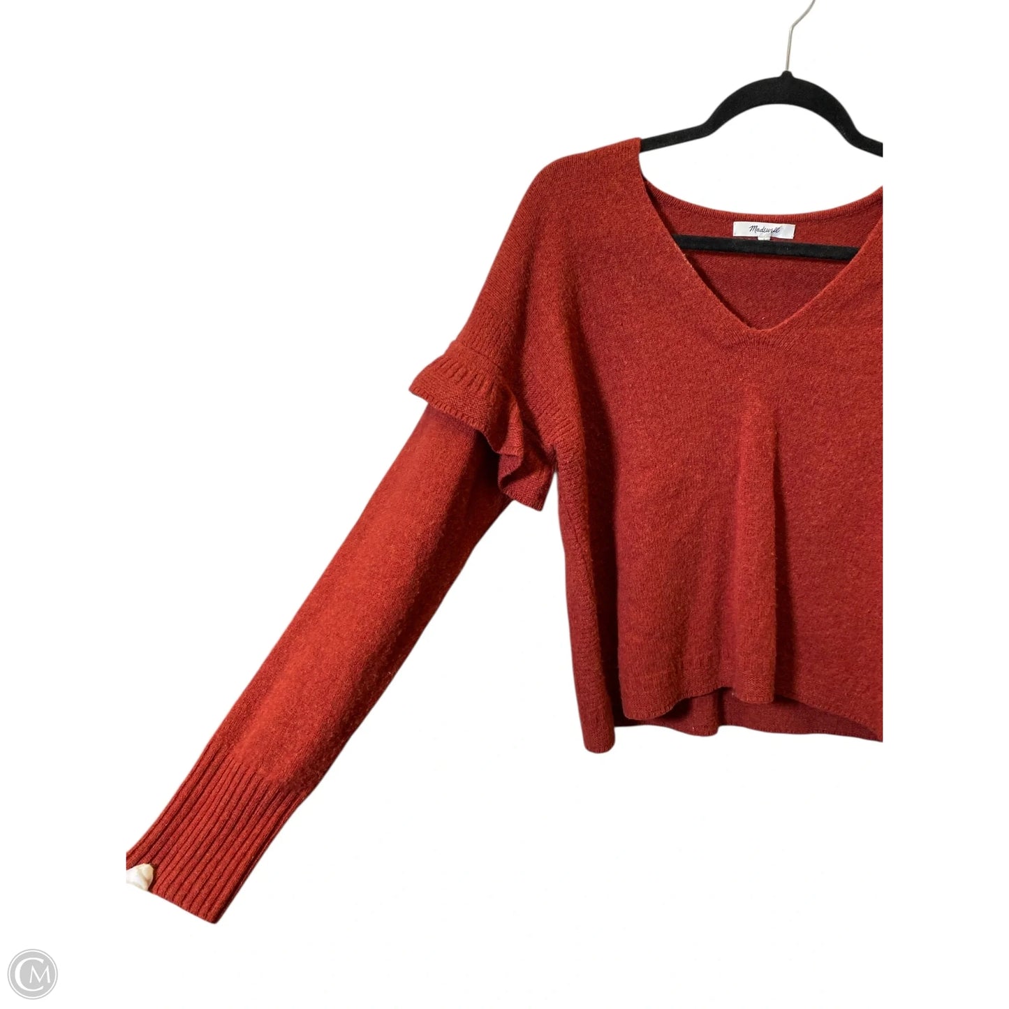 Sweater By Madewell In Red, Size: L