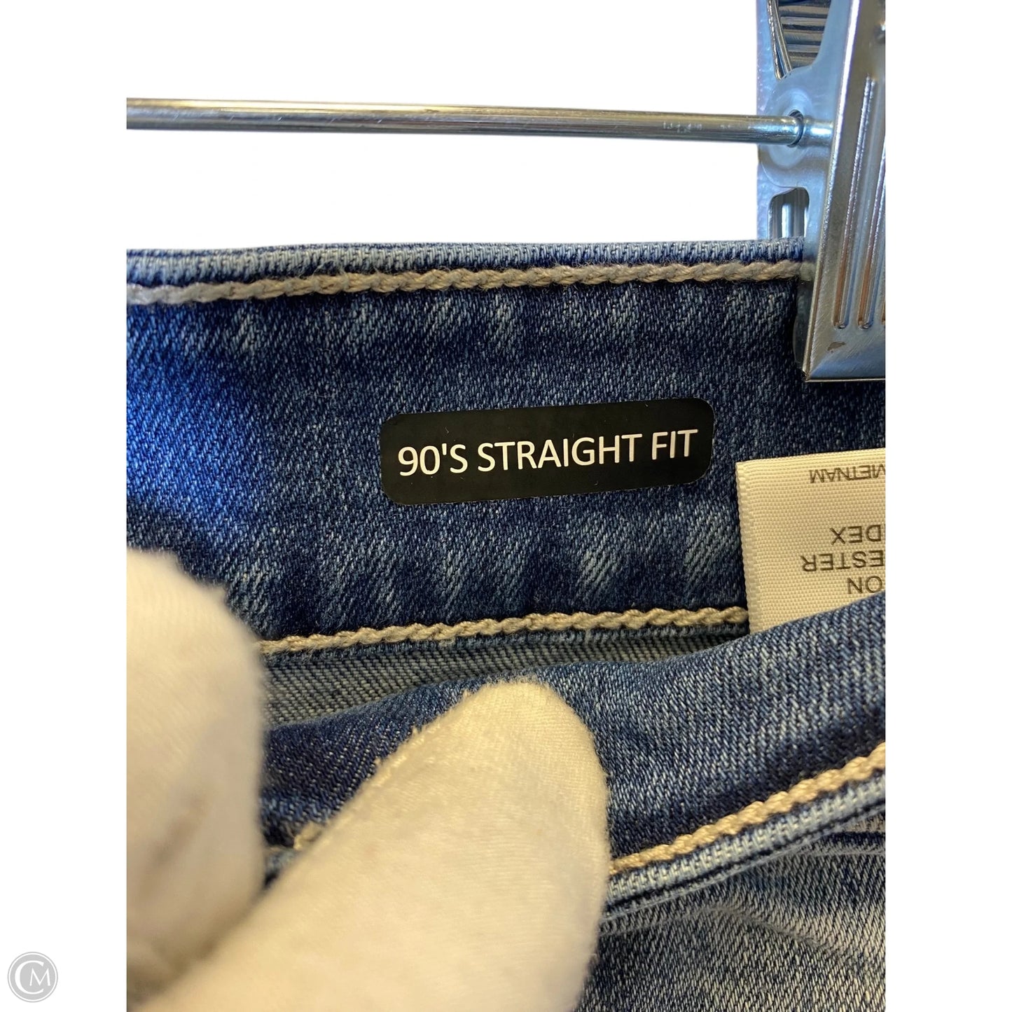 Jeans Straight By Judy Blue In Blue Denim, Size: 16