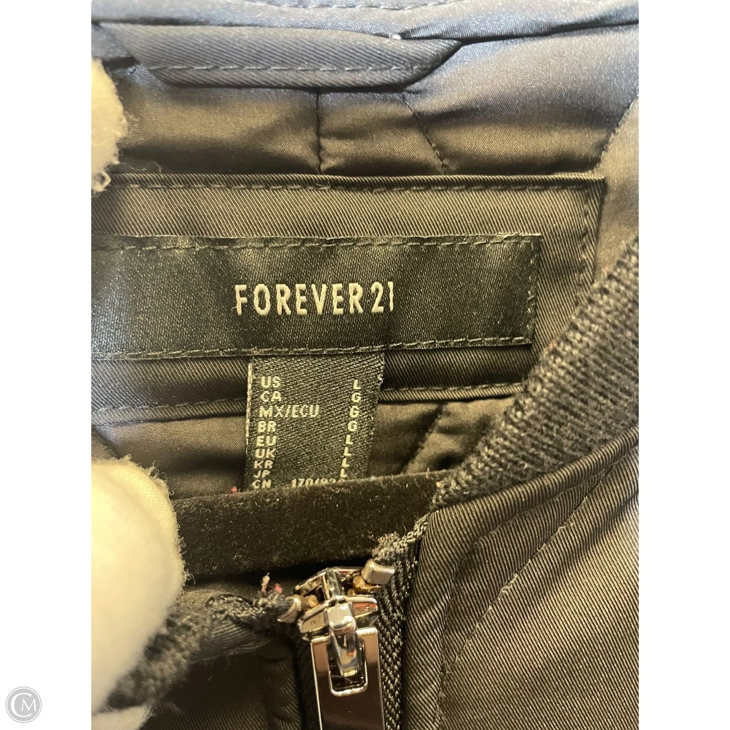 Jacket Other By Forever 21 In Black, Size: L