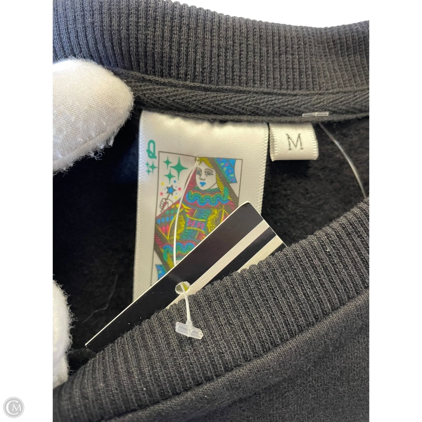 Top Short Sleeve By Clothes Mentor In Black, Size: M