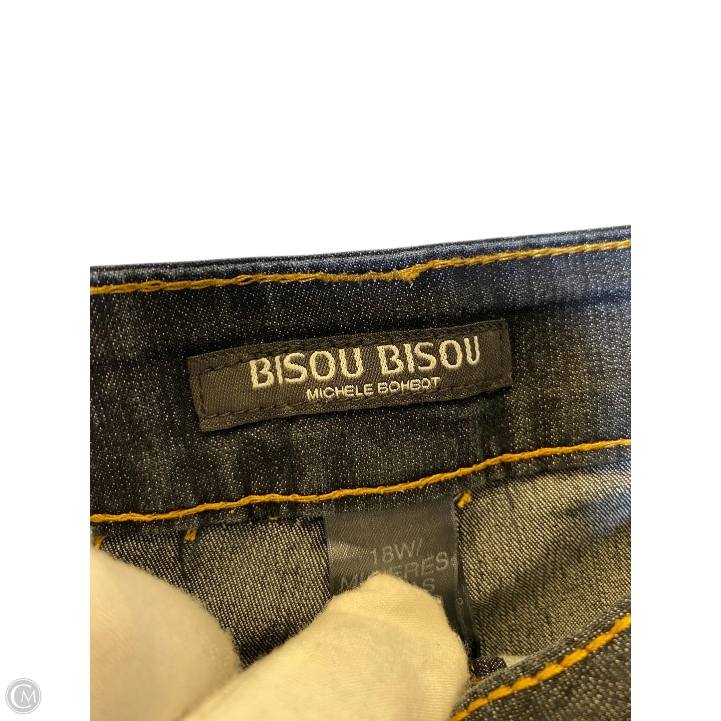 Skirt Maxi By Bisou Bisou In Blue Denim, Size: 18