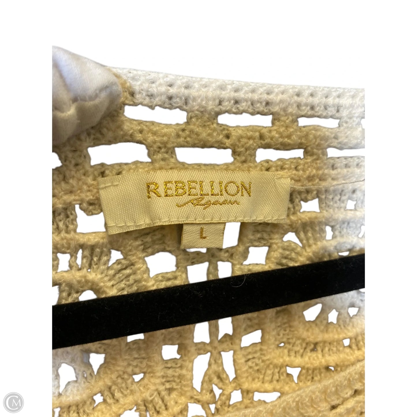 Sweater By Rebellion In Cream, Size: L