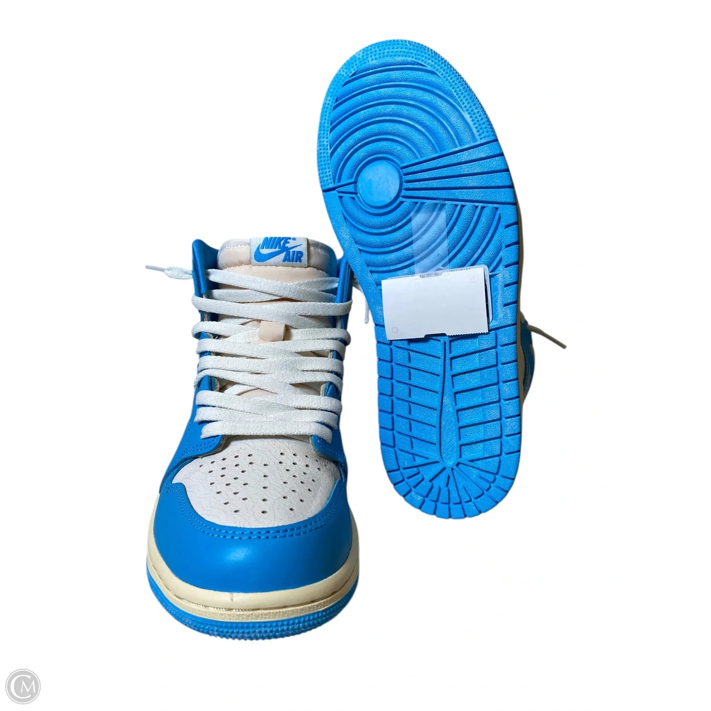 Shoes Sneakers By Nike In Blue & White, Size: 9.5