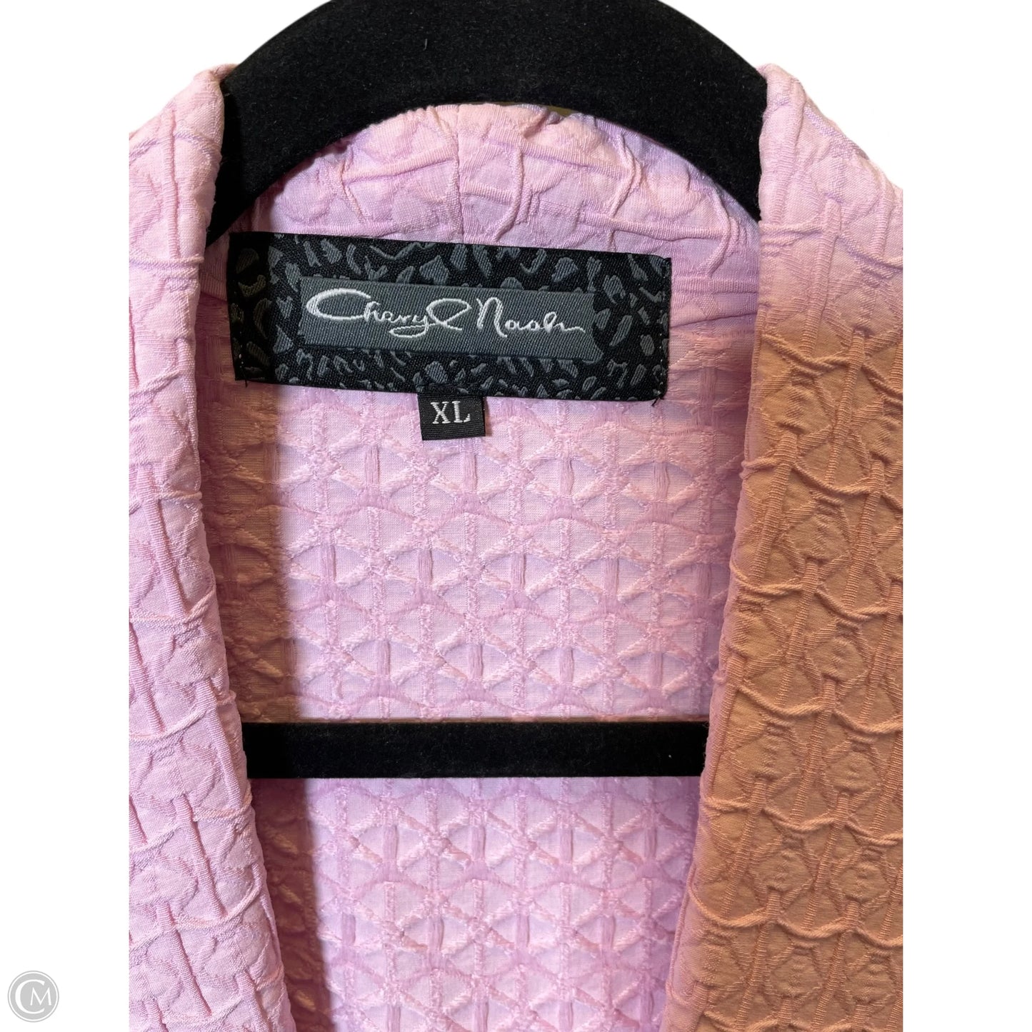 Blazer By Clothes Mentor In Pink, Size: Xl