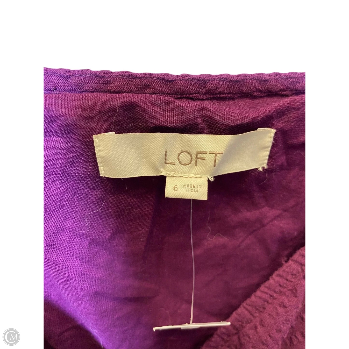 Dress Party Short By Loft In Purple, Size: 6