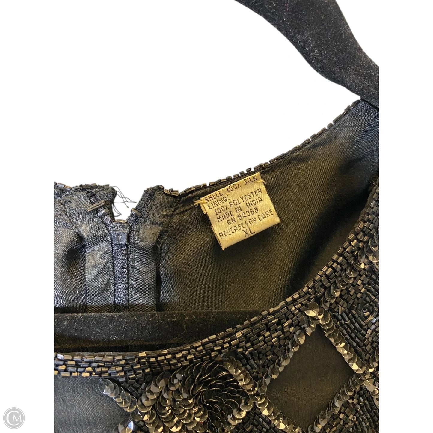 Dress Party Midi By Clothes Mentor In Black, Size: Xl