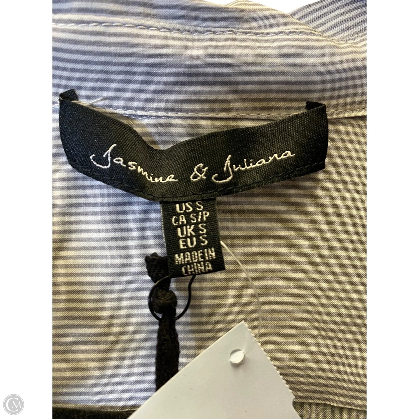 Top Long Sleeve By Clothes Mentor In Striped Pattern, Size: S