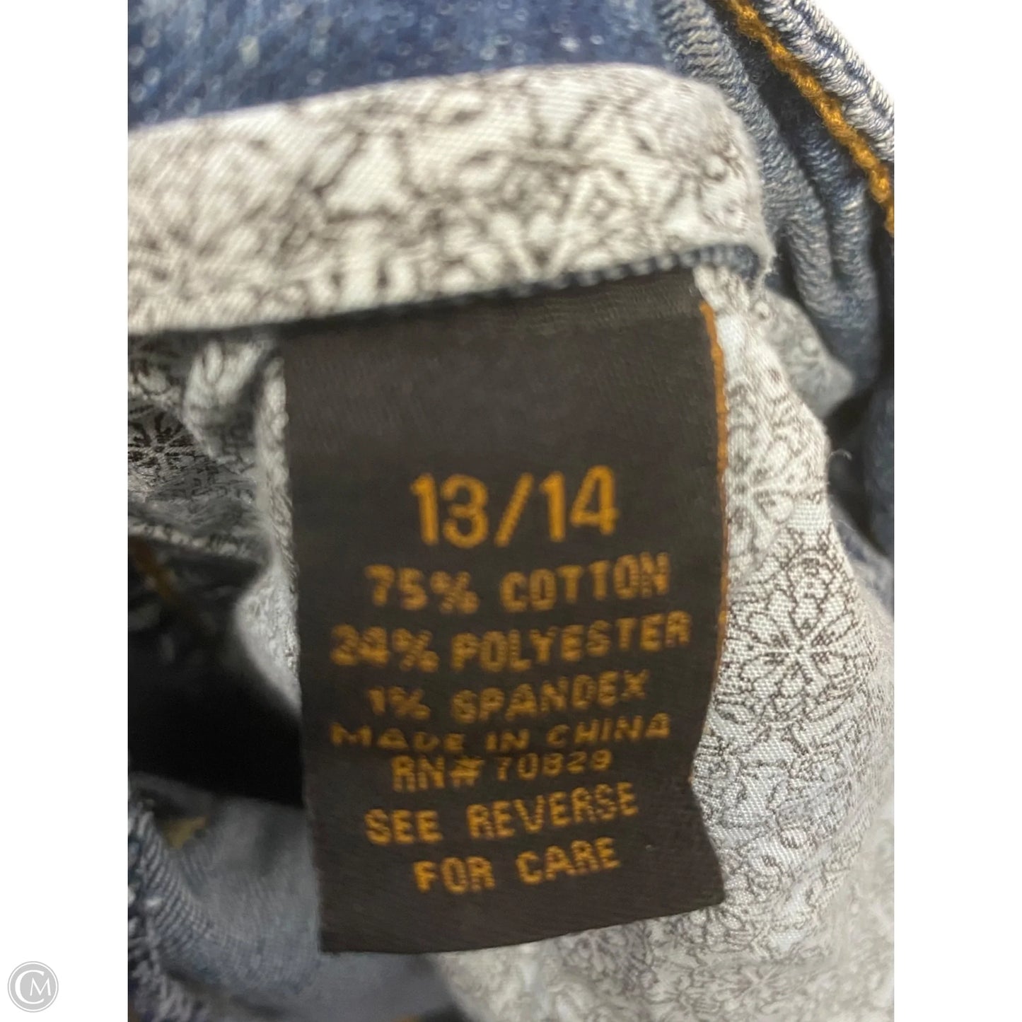 Jeans Boot Cut By Clothes Mentor In Blue Denim, Size: 14