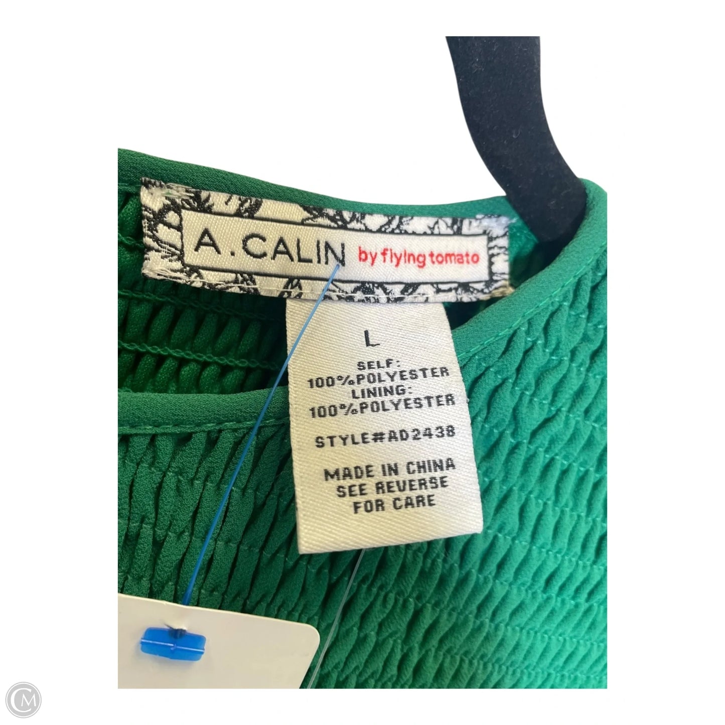 Dress Casual Midi By Flying Tomato In Green, Size: L