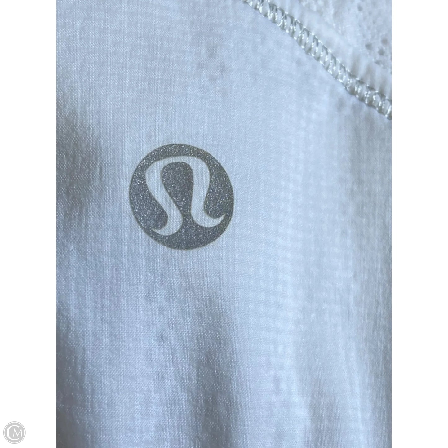 Athletic Jacket By Lululemon In White, Size: S