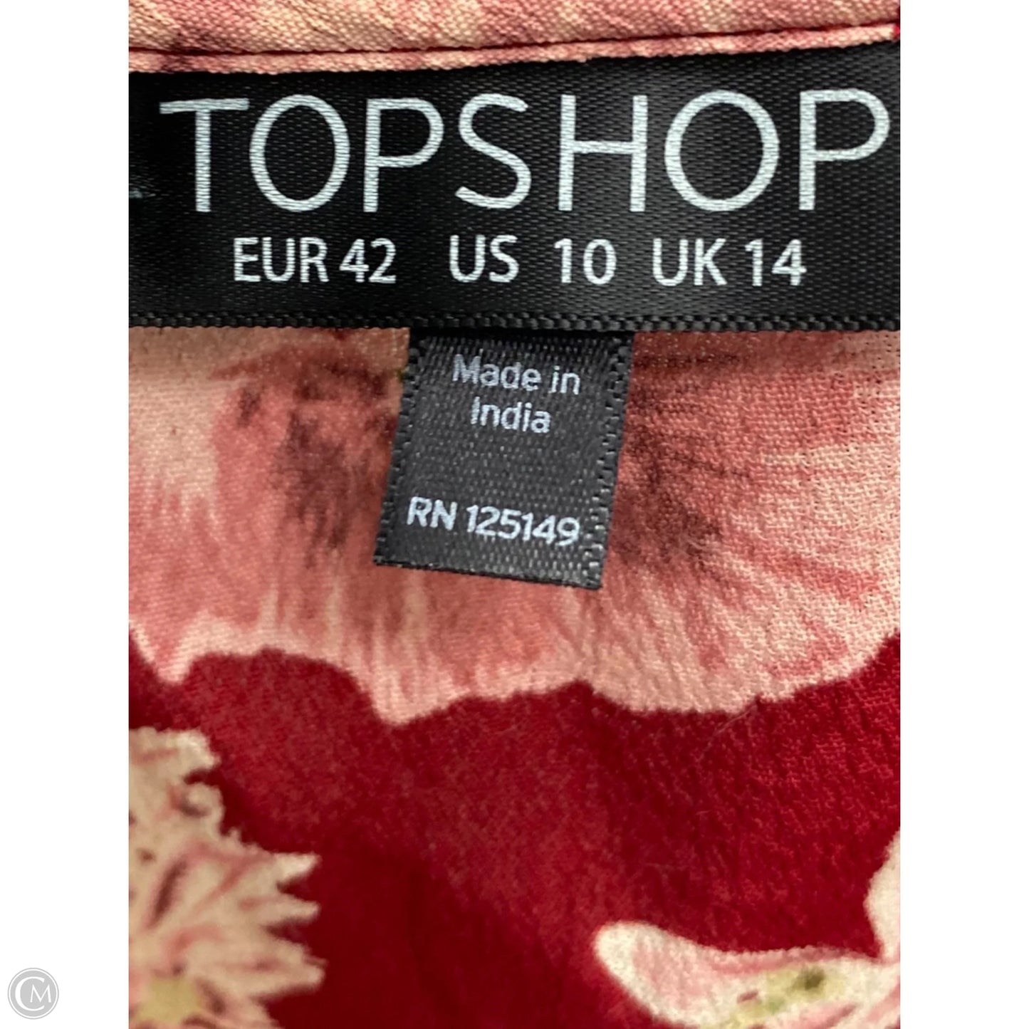 Dress Casual Maxi By Top Shop In Floral Print, Size: M