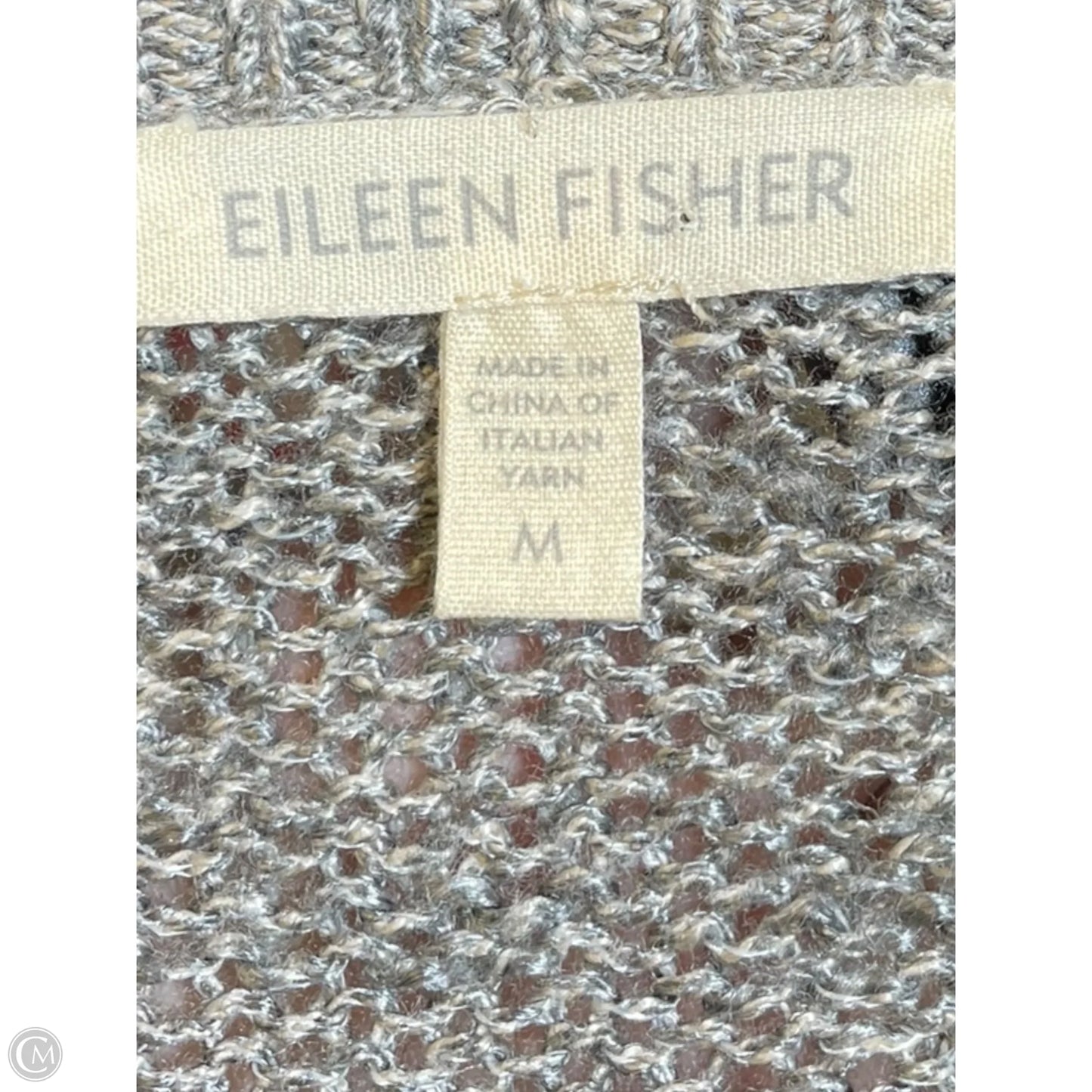 Sweater By Eileen Fisher In Grey, Size: M