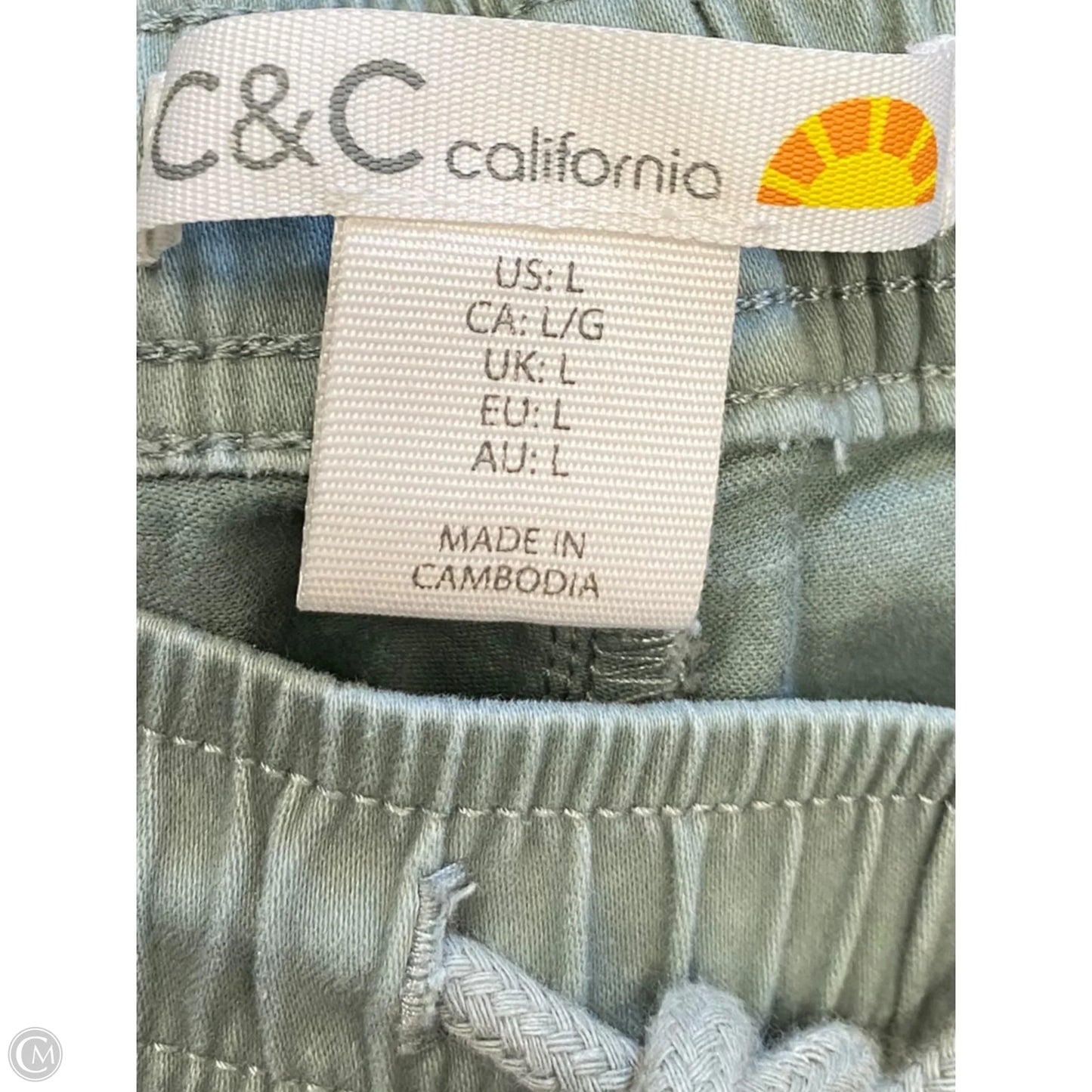Pants Lounge By C And C In Green, Size: 14